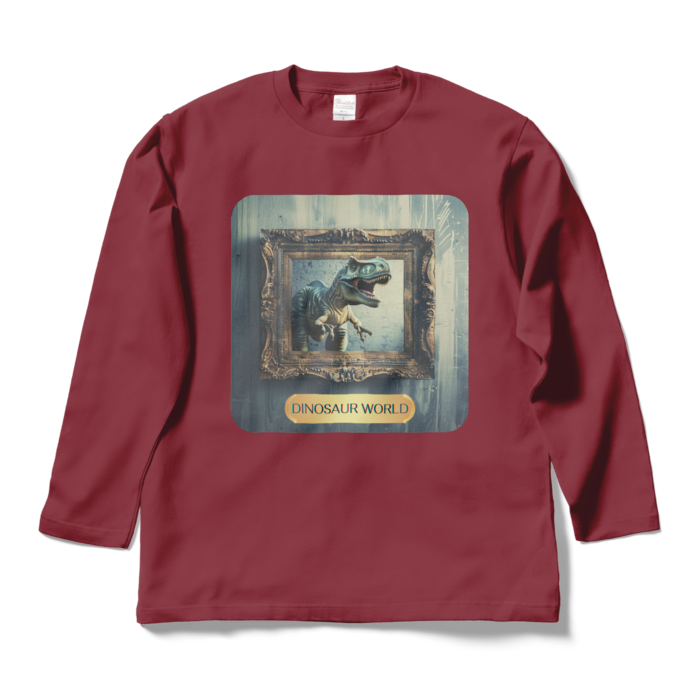 ロングスリーブTシャツ - L - バーガンディ