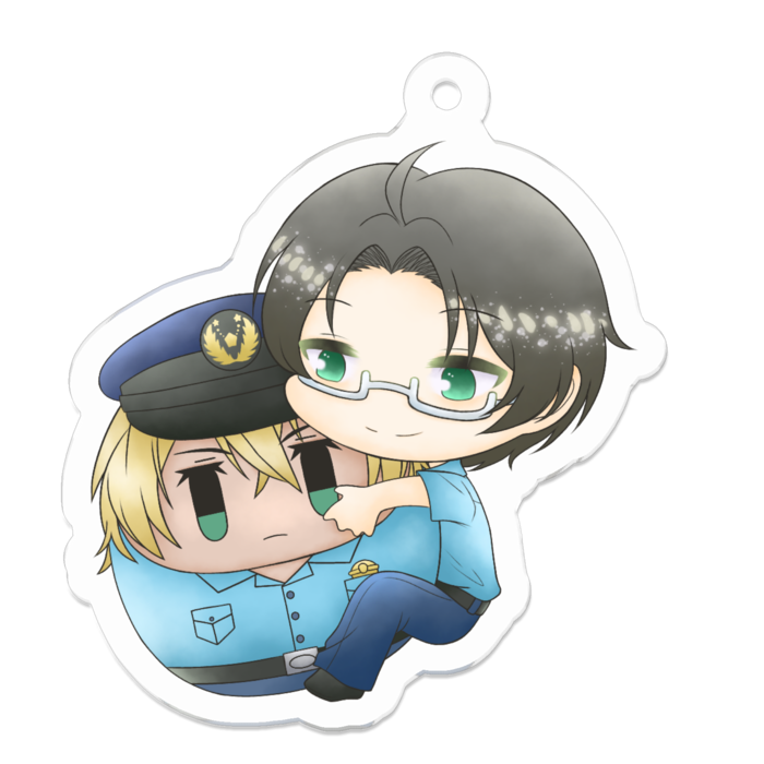 アクリルキーホルダー - 50 x 50 (mm)