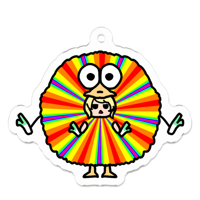 アクリルキーホルダー - 50 x 50 (mm)
