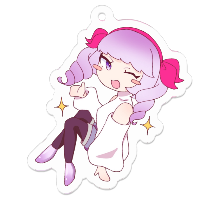 アクリルキーホルダー - 50 x 50 (mm)