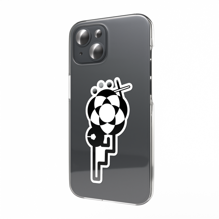 湯ヶ式ユエロゴステッカー(black)