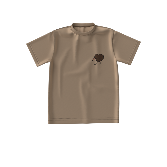 キウイビッグシルエットTシャツ - S - サンドベージュ