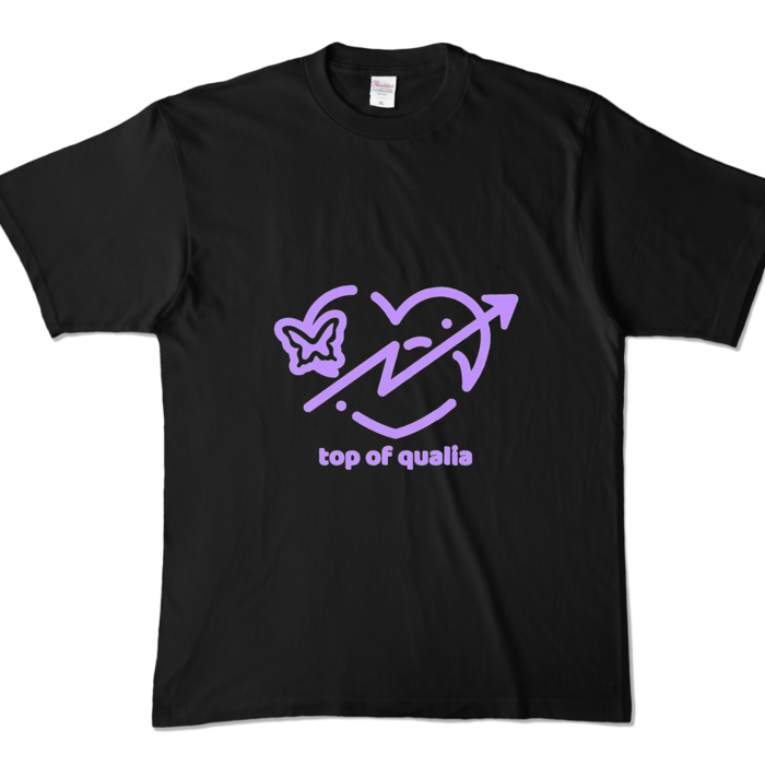カラーTシャツ - XL - ブラック (濃色)