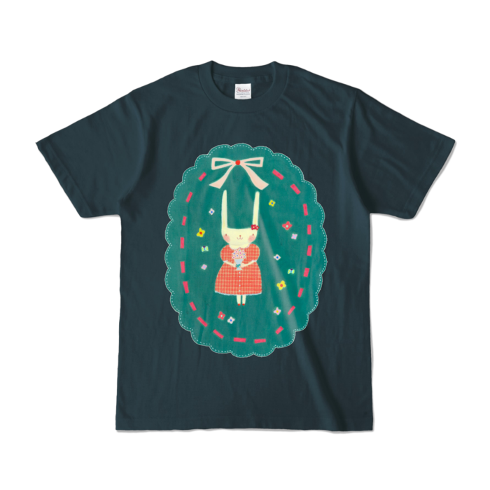 カラーTシャツ - S - デニム (濃色)