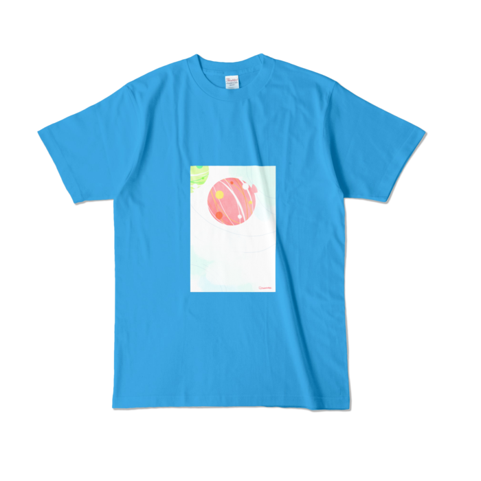 カラーTシャツ - L - ターコイズ (濃色)