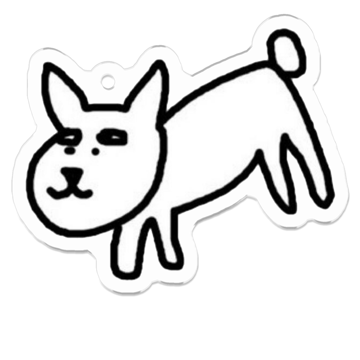 アクリルキーホルダー - 50 x 50 (mm)