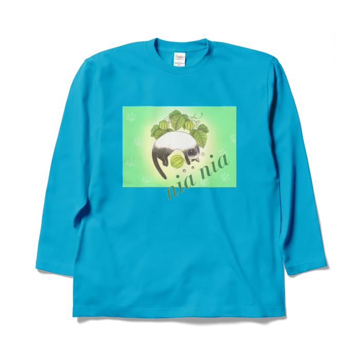 ロングスリーブTシャツ - XL - ターコイズ