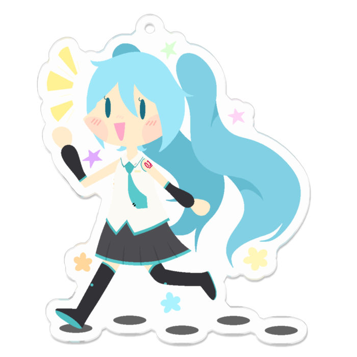 アクリルキーホルダー - 70 x 70 (mm)