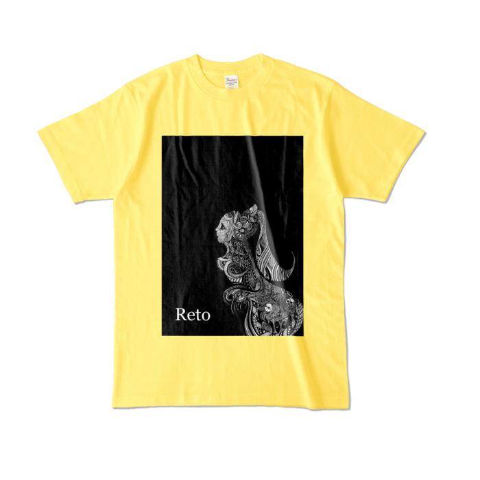 カラーTシャツ - L - イエロー (濃色)