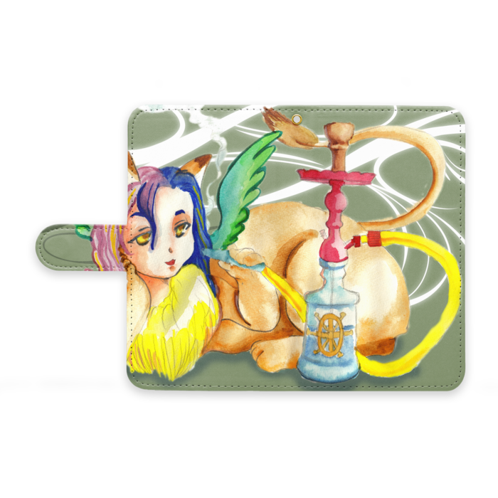 手帳型Androidケース - M - ストラップ穴 あり