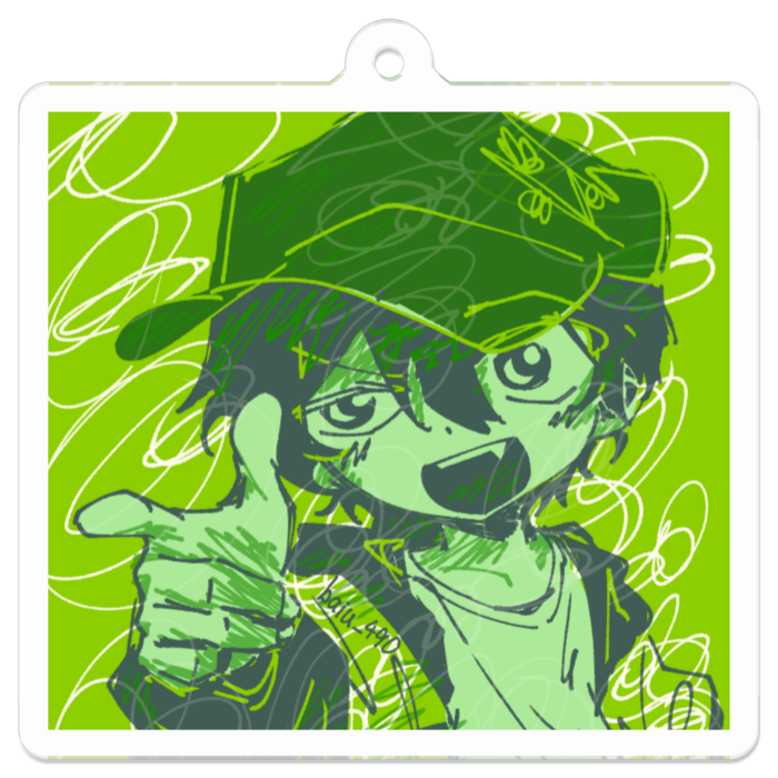 アクリルキーホルダー - 50 x 50 (mm)