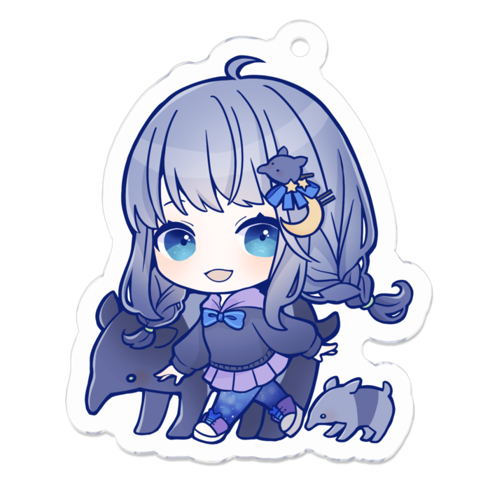 初期衣装アクリルキーホルダー - 50 x 50 (mm)(1)