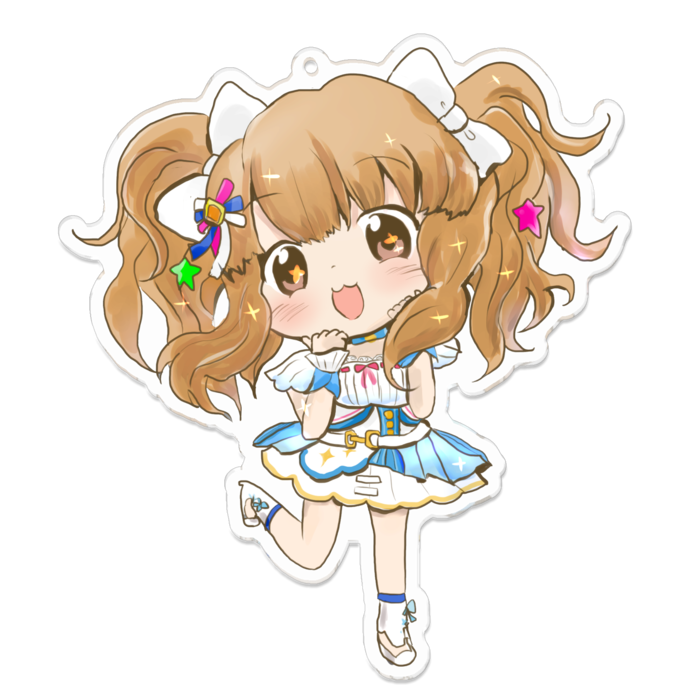 アクリルキーホルダー - 100 x 100 (mm)