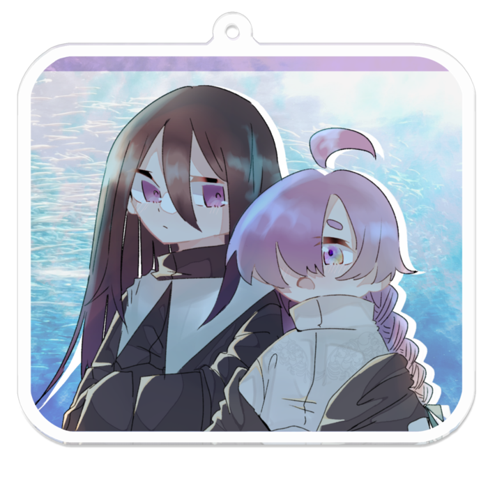 アクリルキーホルダー - 70 x 70 (mm)