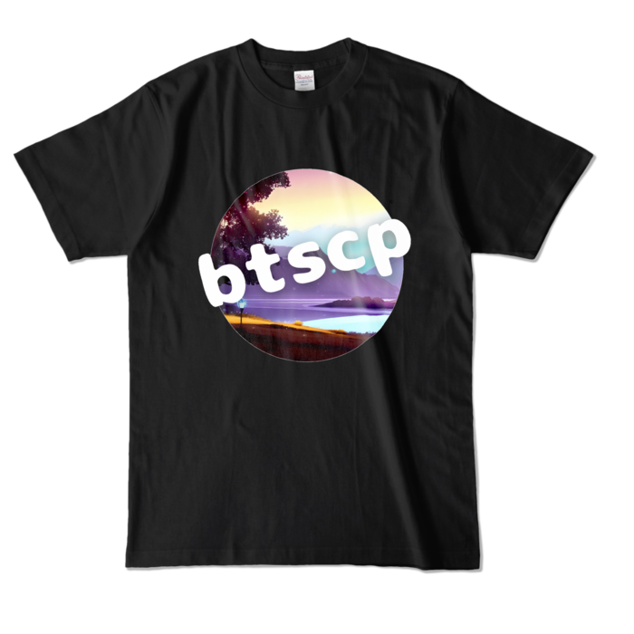 カラーTシャツ - L - ブラック (濃色)｜Colored T-Shirt - L - Black (Dark)