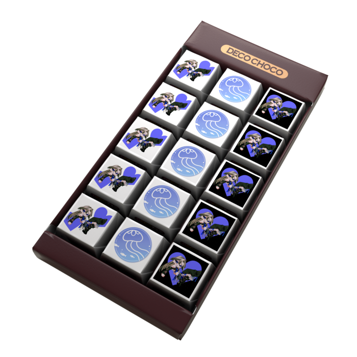 DECOチョコ - 列ごとにデザイン