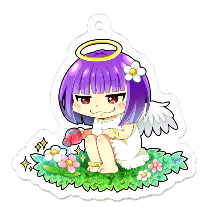 アクキー【天使ちゃん】 - 50 x 50 (mm)