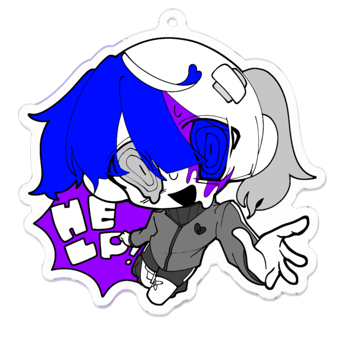 アクリルキーホルダー - 70 x 70 (mm)