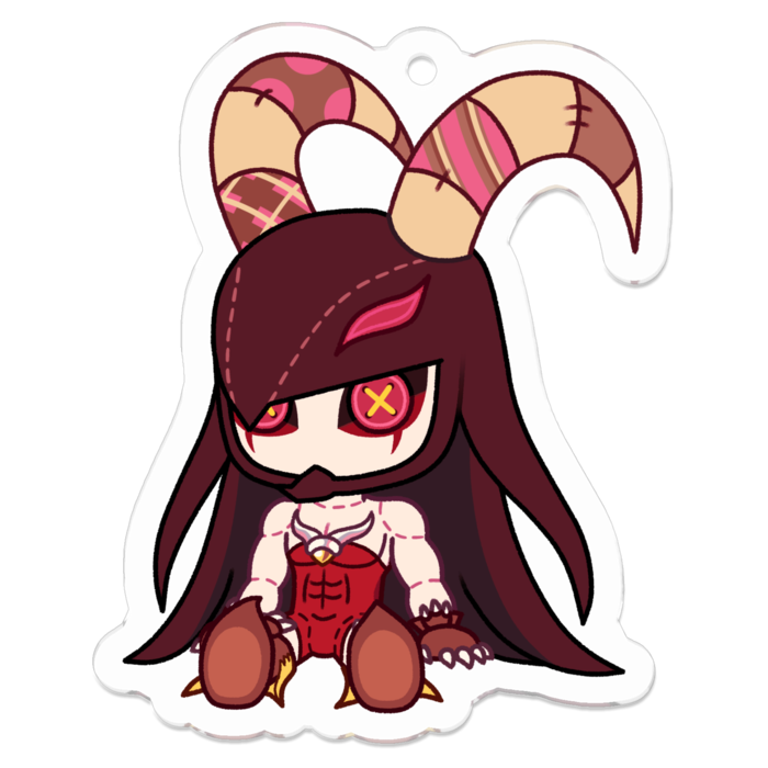 アクリルキーホルダー - 50 x 50 (mm)