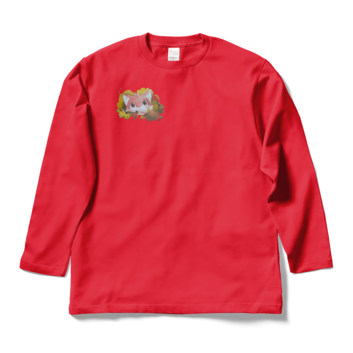 ロングスリーブTシャツ - L - レッド(2)