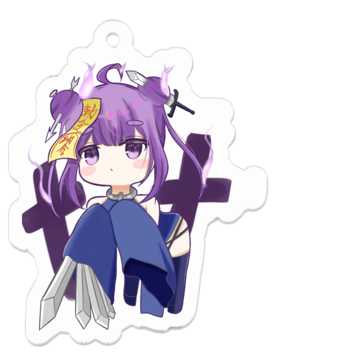 アクリルキーホルダー - 50 x 50 (mm)