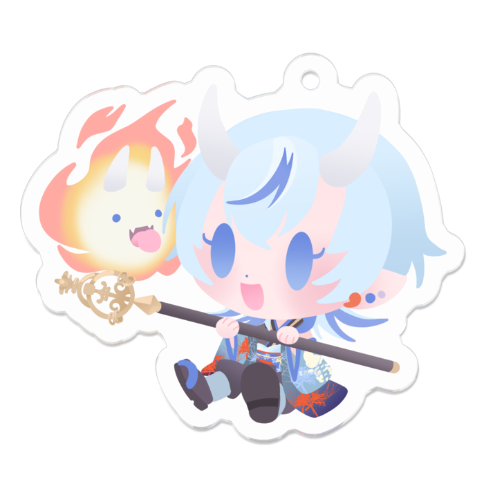 アクリルキーホルダー - 50 x 50 (mm)