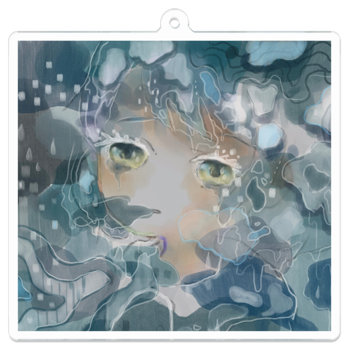 アクリルキーホルダー - 70 x 70 (mm)