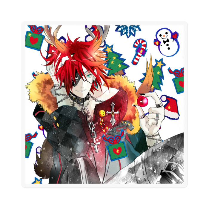 ステッカー - 100 x 100 (mm)クリア