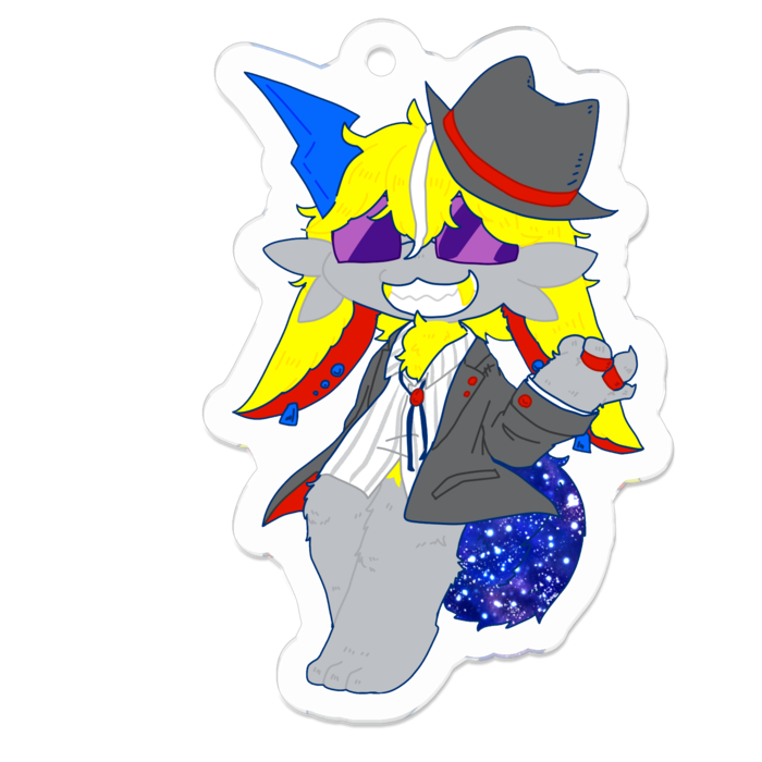 アクリルキーホルダー - 50 x 50 (mm)