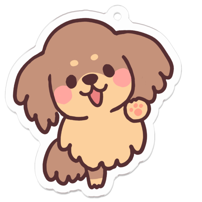 アクリルキーホルダー - 50 x 50 (mm)