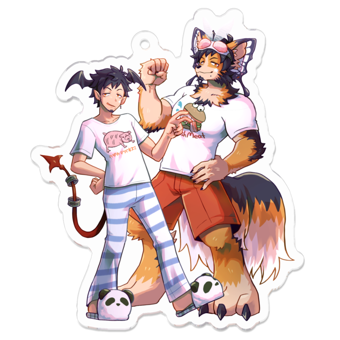 アクリルキーホルダー - 70 x 70 (mm)