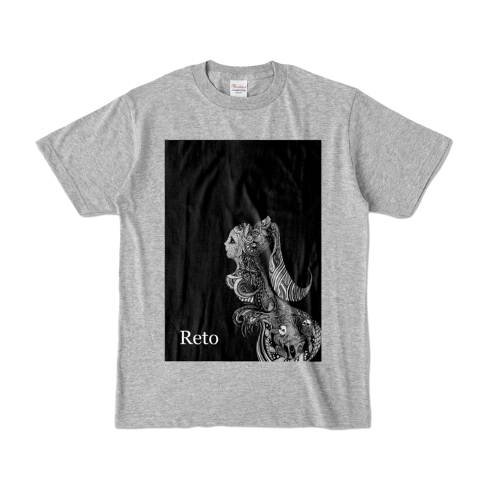 カラーTシャツ - S - 杢グレー (濃色)