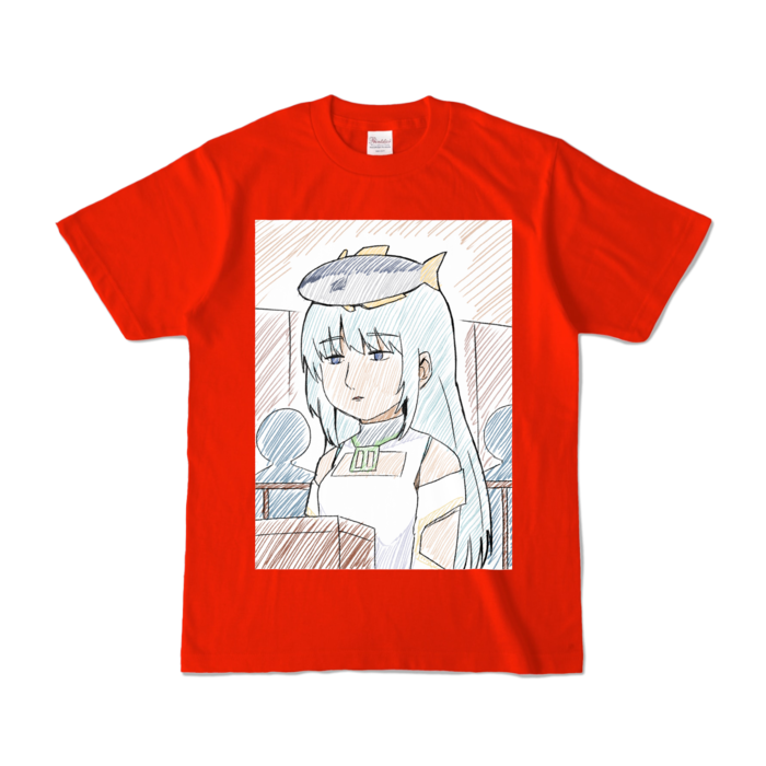 カラーTシャツ - S - レッド (濃色)