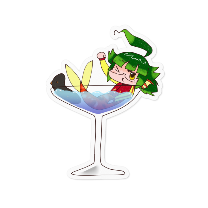 ステッカー - 100 x 100 (mm)