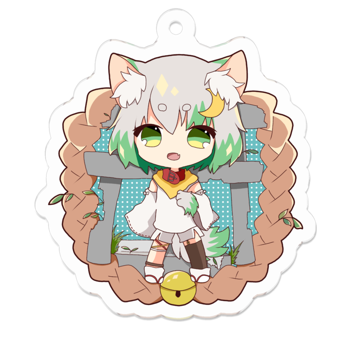 アクリルキーホルダー - 50 x 50 (mm)