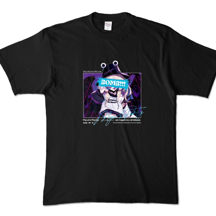 カラーTシャツ - XL - ブラック (濃色)(1)