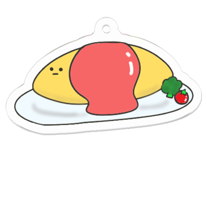 アクリルキーホルダー - 50 x 50 (mm)