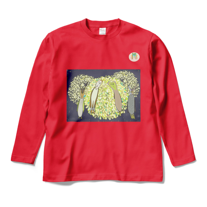 ロングスリーブTシャツ - M - レッド