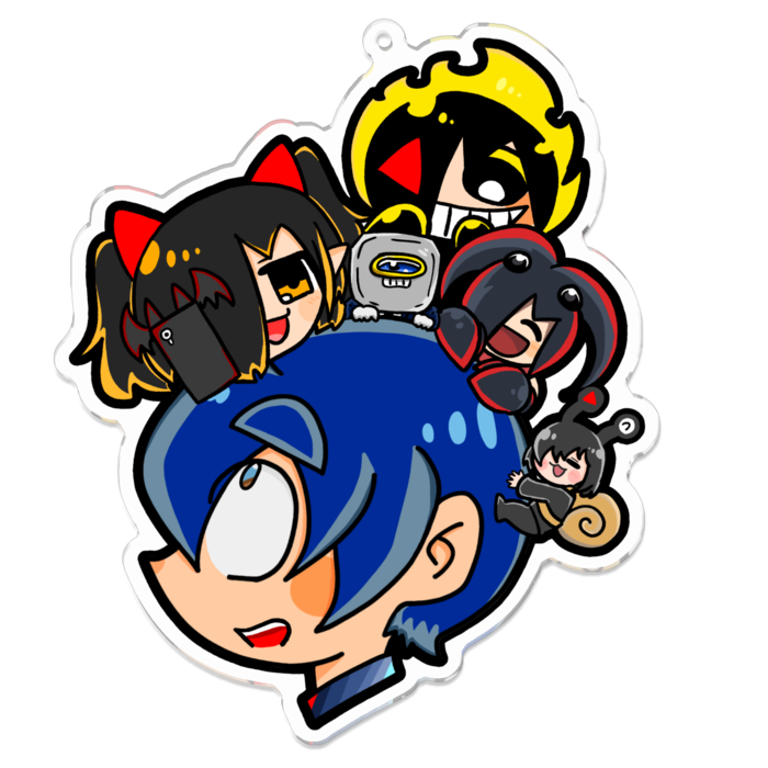 アクリルキーホルダー - 100 x 100 (mm)