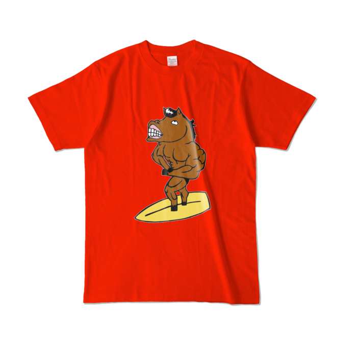カラーTシャツ - L - レッド (濃色)