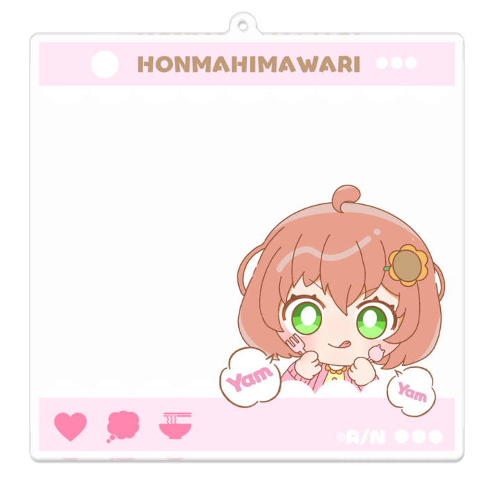いっしょにぱしゃりアクキー ピンク