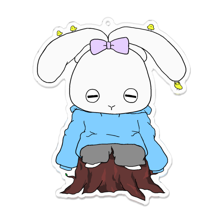 アクリルキーホルダー（コーティング） - 100 x 100 (mm)