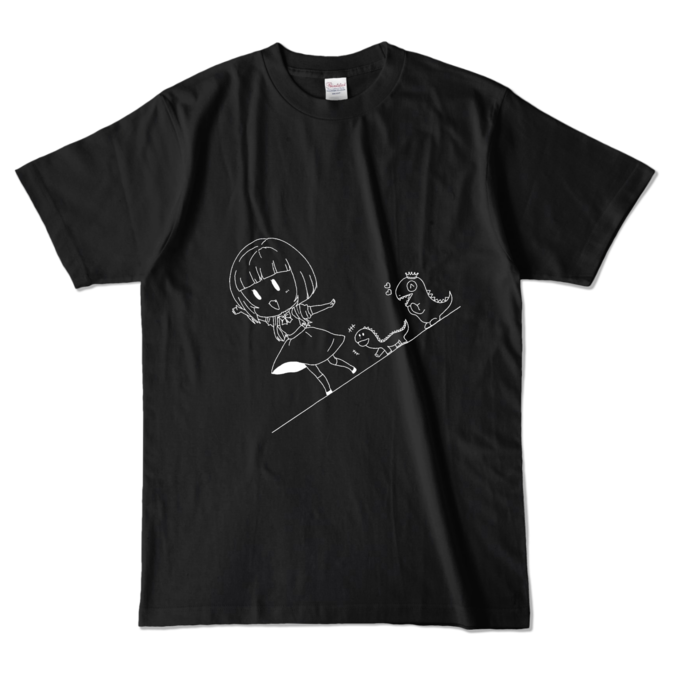 カラーTシャツ - L - ブラック (濃色)