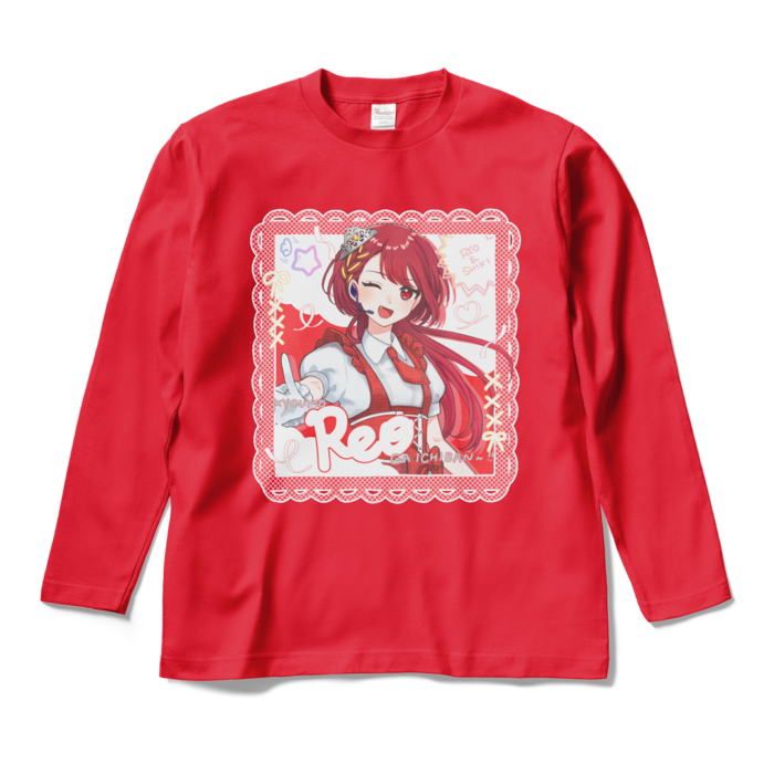 ロングスリーブTシャツ - M - レッド