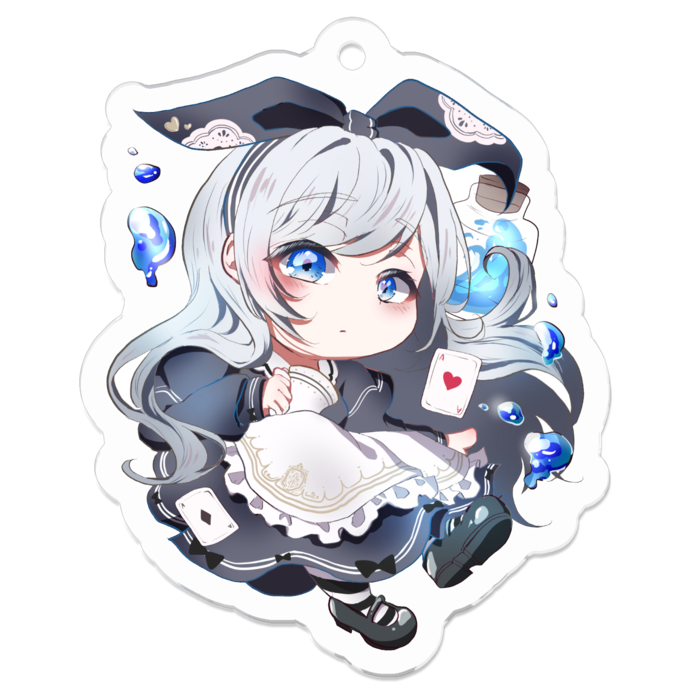 アクリルキーホルダー - 50 x 50 (mm)