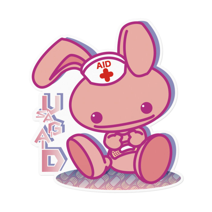 ステッカー - 160 x 160 (mm)-ホワイト