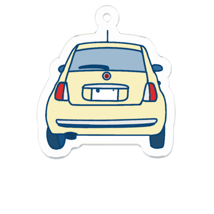 アクリルキーホルダー(コーティング) - 50 x 50 (mm)