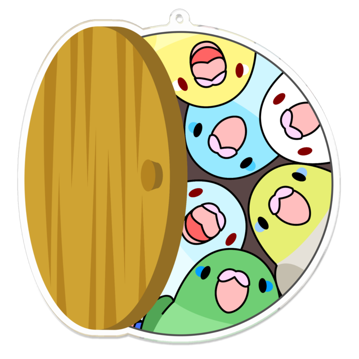 アクリルキーホルダー - 100 x 100 (mm)