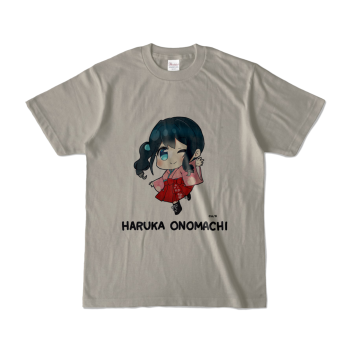 小野町春香_オリジナルTシャツ2025　シルバーグレーS