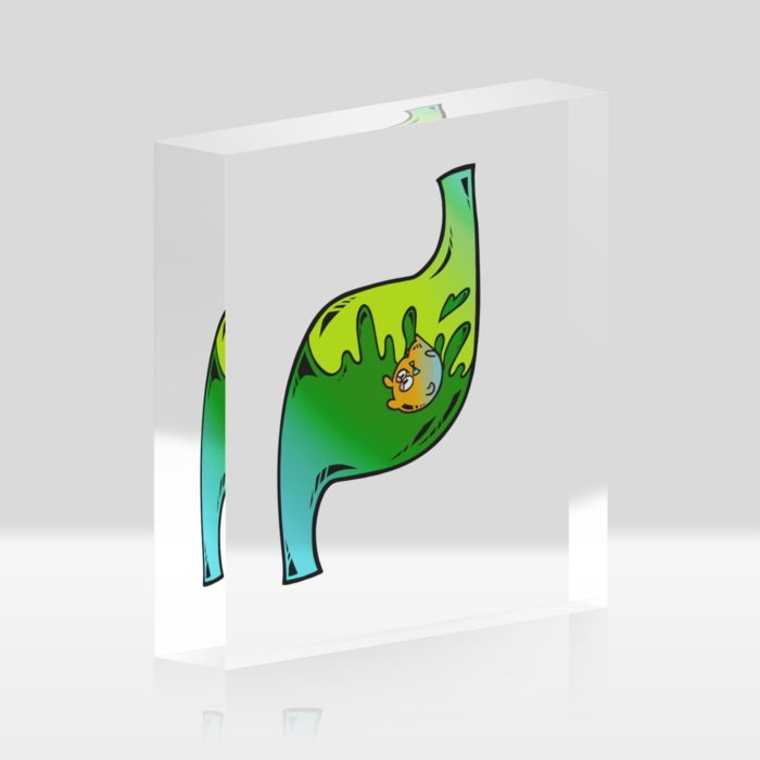 アクリルブロック - 100x100mm(3)